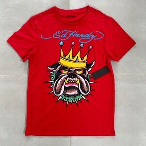 Ed Hardy Dog King T Shirt